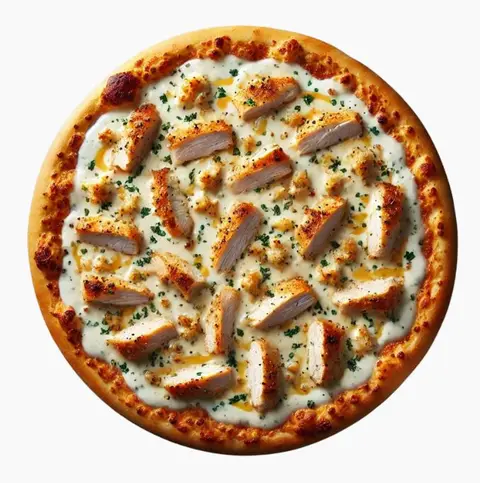 Chicken Alfreado Pizza