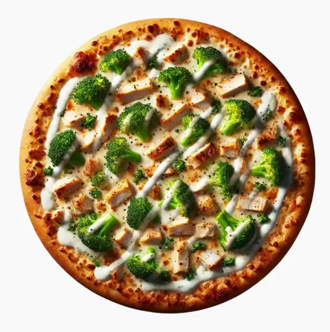 Chicken Broccoli Ranch Pizza